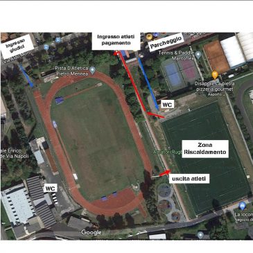 Ingressi campo Cecina per la gara del 17 Aprile Trofeo Primavera 2021