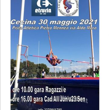 5^ prova Trofeo Primavera 2021  Etruria Luce e Gas. Mattia Bottai fa in nuovo record di società dei 150m.  Tanti record personali e ottimi risultati. La mattina si sono svolte le prime gare categorie Ragazzi/e.                                           Il Video della giornata di gare