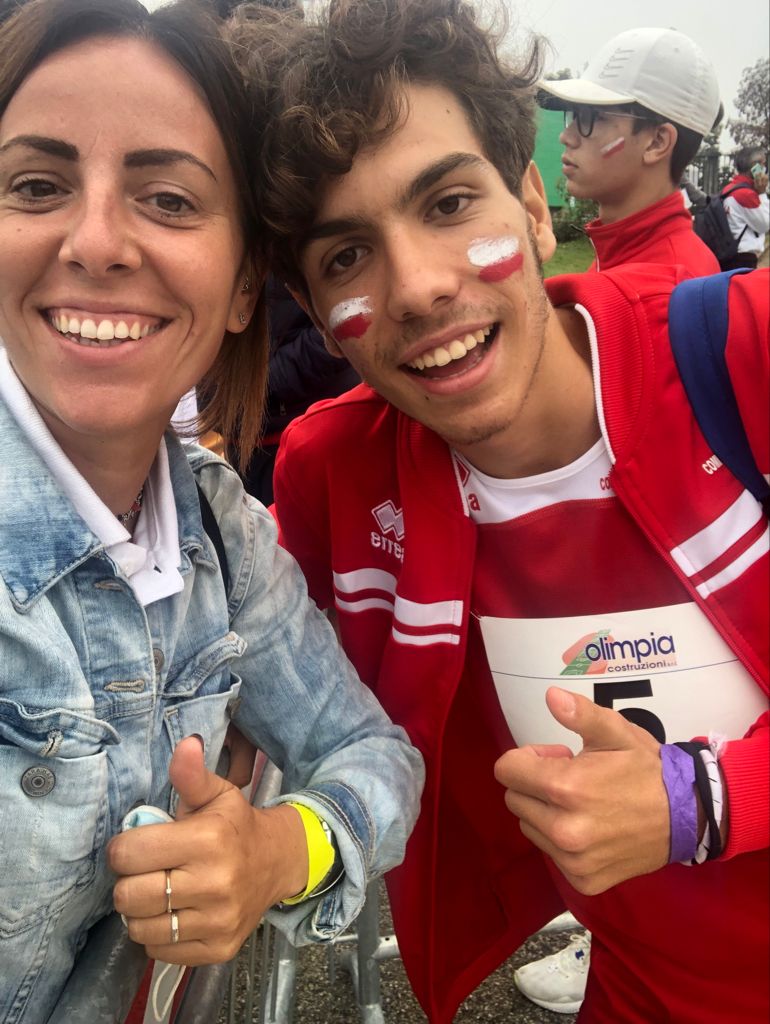 Mattia Bottai con Erika Ferri a Parma
