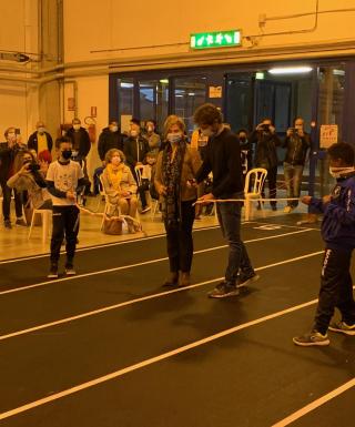 Inaugurato il nuovo impianto Indoor di atletica a Venturina grazie alla sensibilità di Sefi Fiere di Venturina e del Comune di Campiglia che hanno messo a disposizione la struttura.