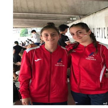 Trofeo Pratizzoli con due Atlete del C.G. Atletica Costa Etrusca in bella evidenza
