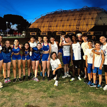 Gara di atletica “VIII Trofeo AVIS Rosignano” sulla rinnovata pista di Rosignano
