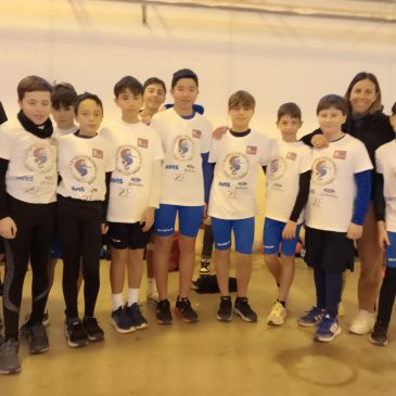 Seconda giornata d’atletica al SEFI di Venturina per il Gran Premio Indoor dei Giovani .