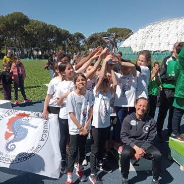 Campionati Provinciali Ragazzi/e e Cadetti/e a Collesalvetti e 7° Trofeo Ernesto Solvay a Rosignano.   Titoli importanti per gli atleti del C.G. Atletica Costa Etrusca