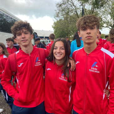 Campionati Italiani Cadetti di atletica con il C.G. Atletica Costa Etrusca che vince una medaglia storica con Giovanni Monelli nel salto in lungo – Ottime prove anche di Emma Pietrelli e Nazareno Parodi