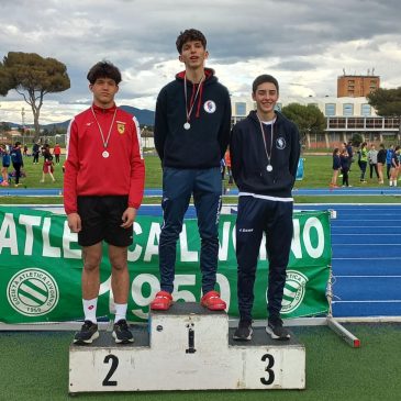 Fase interprovinciale Campionati di società Cadette/i con il C.G. Atletica Costa Etrusca in grande spolvero