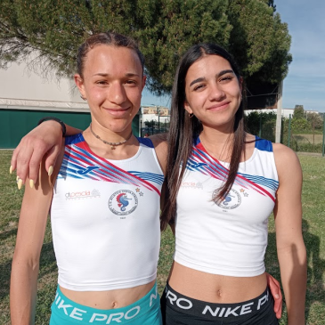 Campionati Regionali di Società d’atletica allievi/e a Campi Bisenzio con la squadra femminile al 5° posto